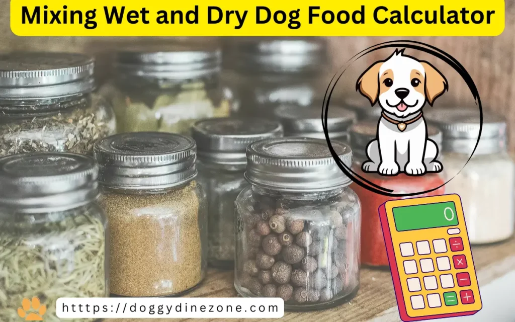 Mixing Wet and Dry Dog Food Calculator